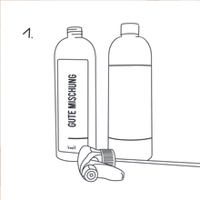 GUTE MISCHUNG - Mischflasche für Konzentrate 750 ml