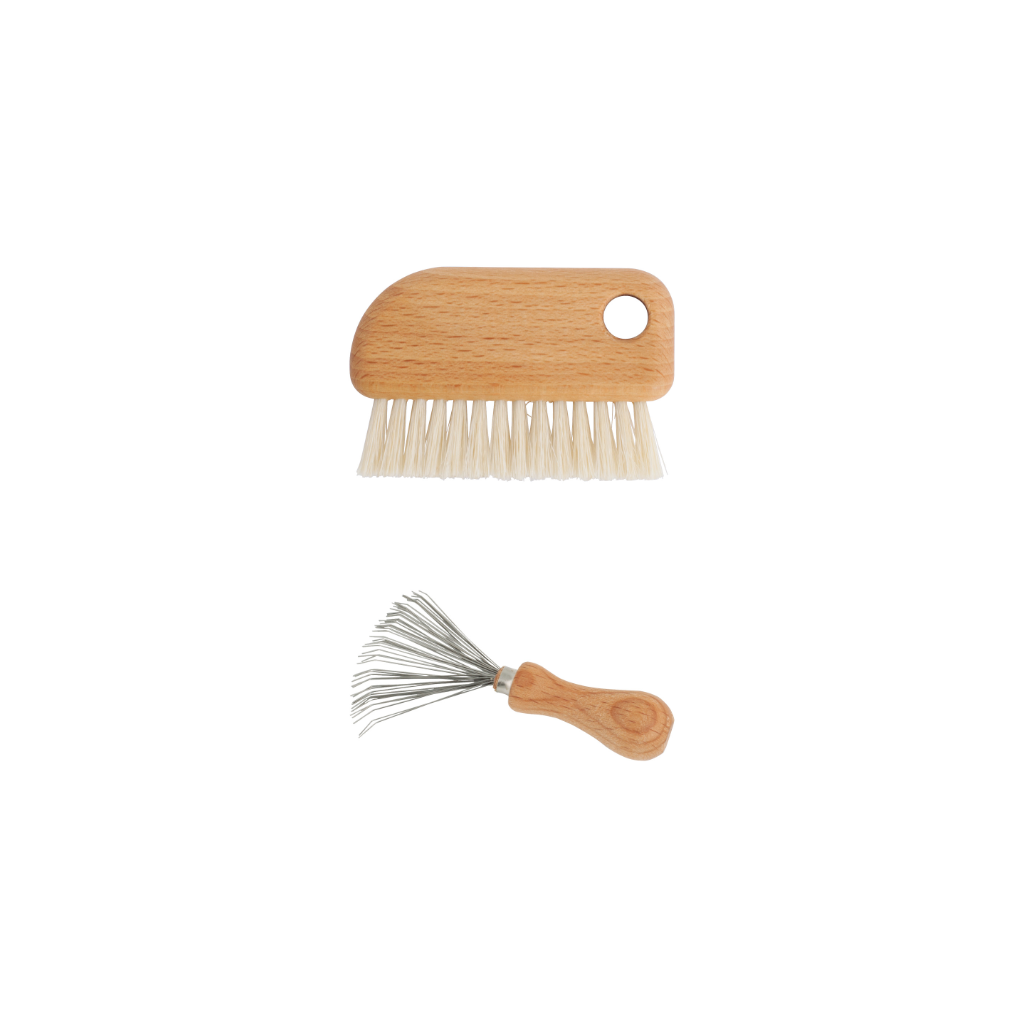 Kamm- und Haarbürstenreiniger aus Buchenholz